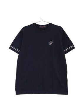 Louis Vuitton Black Signature Short Sleeve Blue Shoulder Bag